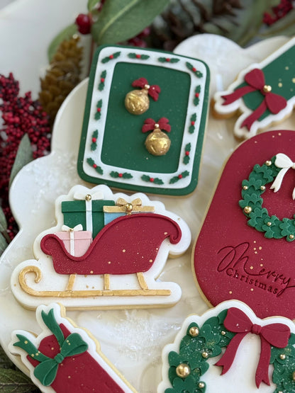 Rectangle Mistletoe Frame - Cookie Stamp and Cutter