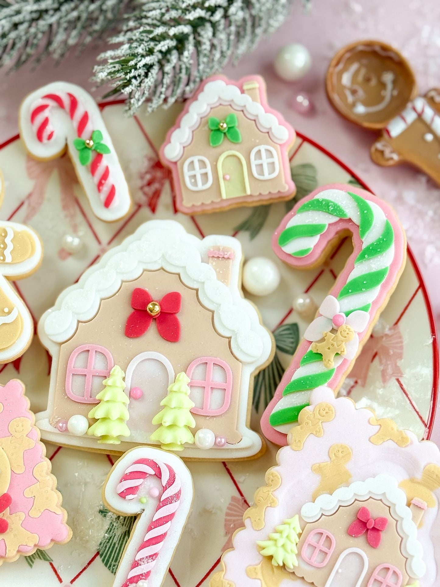 Mini Gingerbread House - Cookie Stamp and Cutter