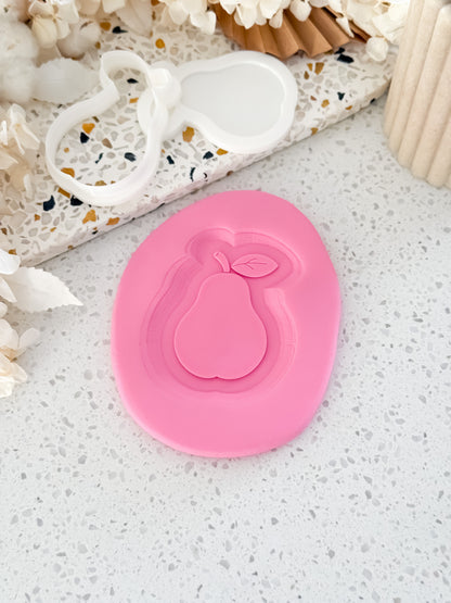 Pear - Cookie Stamp & Cutter - Perfect for Fondant & Sugar Cookies