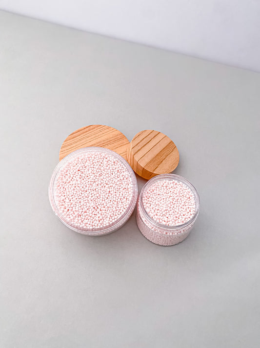 Pink Marshmallow Nonpareils – Edible Sprinkles for Cakes, Cookies & Cupcakes
