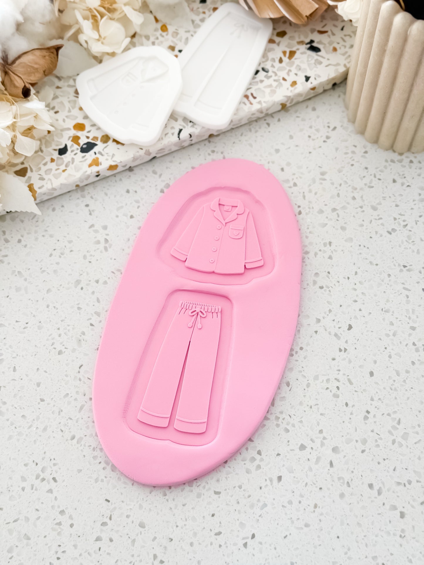 Pyjama Set Stamp & Cutter - Perfect for Fondant & Sugar Cookies