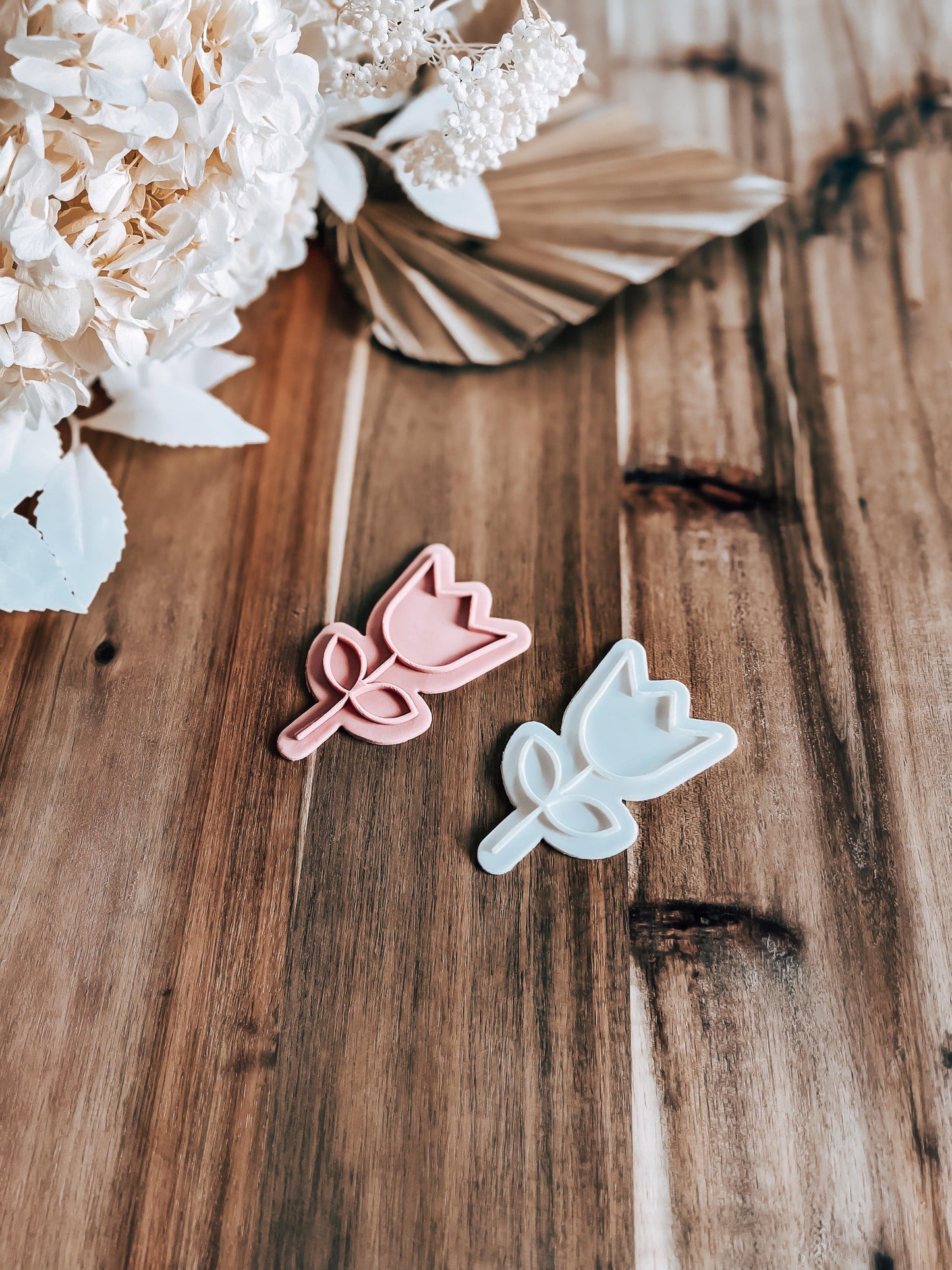Rose Flower 'Up' Stamp & Cutter - Perfect for Fondant & Sugar Cookies