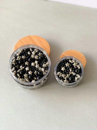 Silver Night Sky – Edible Sprinkles for Cakes, Cookies & Cupcakes