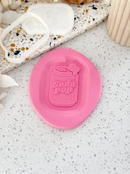 Soda Pop Can Stamp & Cutter - Perfect for Fondant & Sugar Cookies
