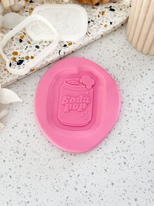 Soda Pop Can Stamp & Cutter - Perfect for Fondant & Sugar Cookies