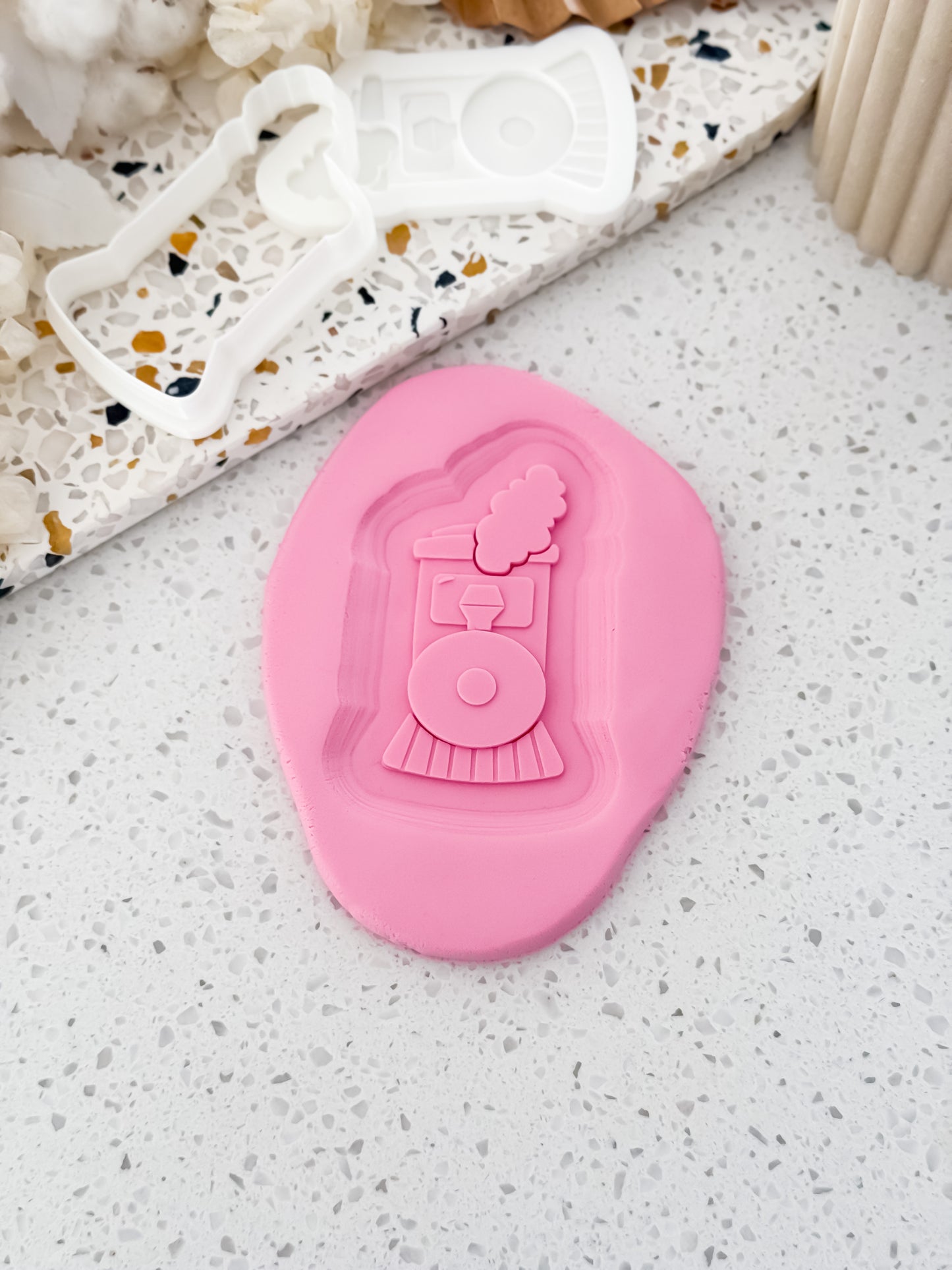 Steam Train Stamp & Cutter - Perfect for Fondant & Sugar Cookies