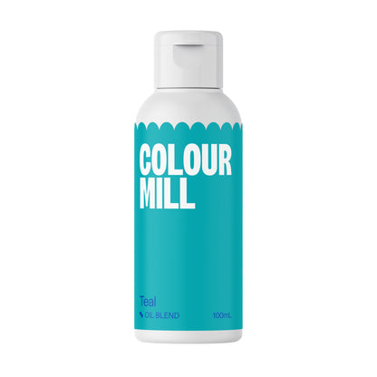 Teal - Oil-Based Food Colouring Dye (Colour Mill).