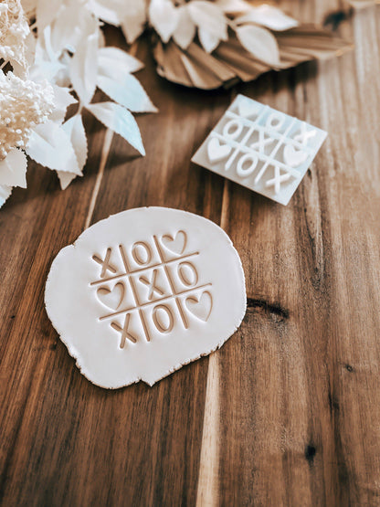  TicTacToe - Cookie Stamp - Ideal for Fondant & Sugar Cookies