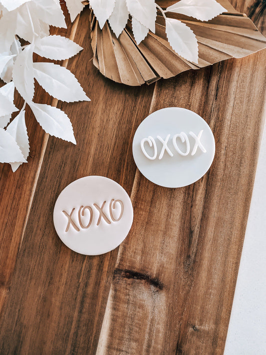 XOXO - Cookie Stamp - Ideal for Fondant & Sugar Cookies