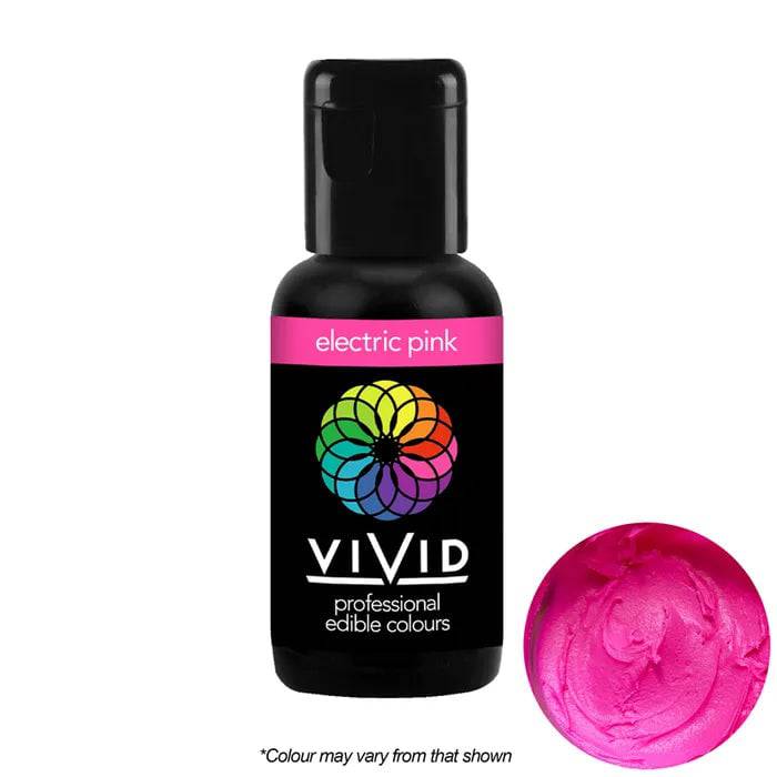 Electric Pink - Gel Colour 21g | Vivid Professional - O'Khach Baking Supplies