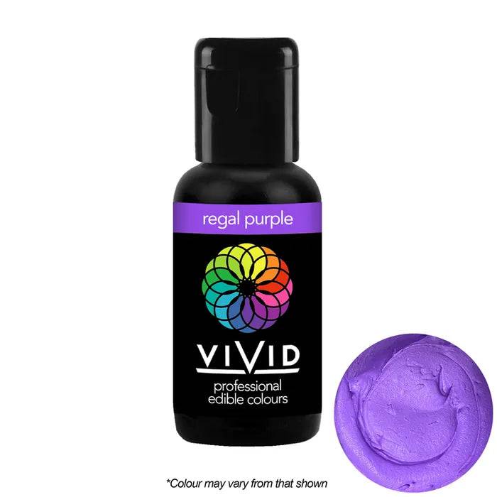 Regal Purple - Gel Colour 21g | Vivid Professional - O'Khach Baking Supplies