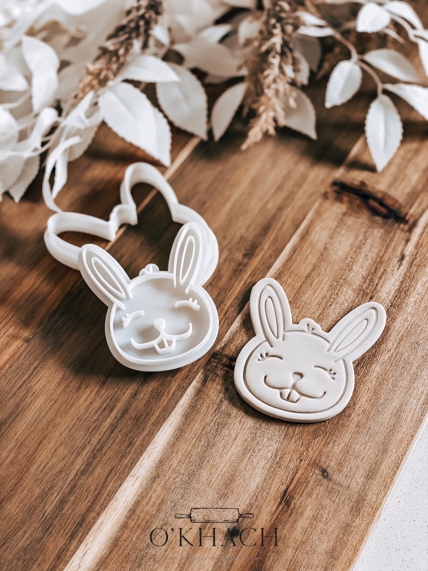 Bunny Cookie Stamp and Cutter - O'Khach Baking Supplies