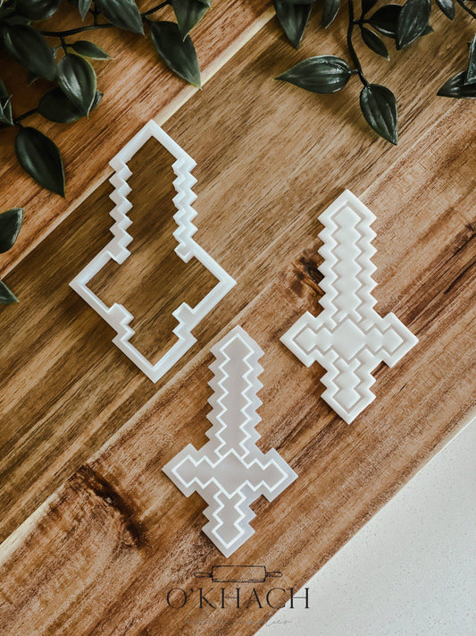 Minecraft Sword Stamp and Cutter - O'Khach Baking Supplies