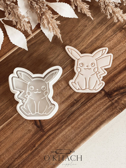 Pikachu Stamp & Cutter - O'Khach Baking Supplies