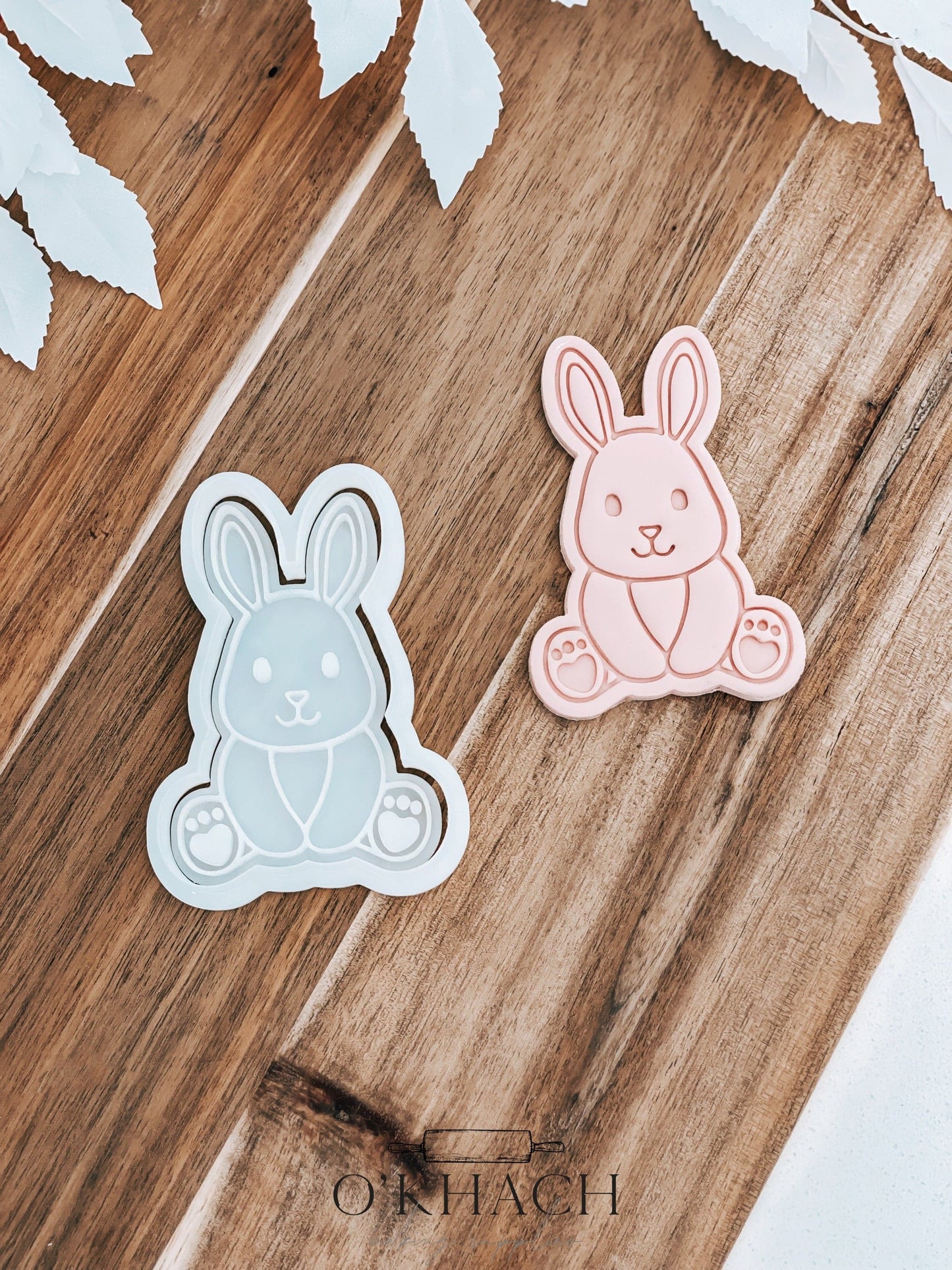 The Easter Bunny - Cookie Stamp and Cutter - Ideal for Fondant & Sugar Cookies