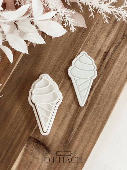 Waffle Cone Stamp and Cutter - O'Khach Baking Supplies