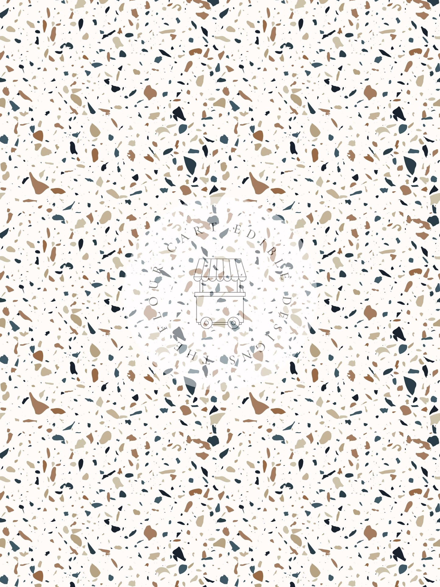 Terrazzo 1 - Edible Image - O'Khach Baking Supplies