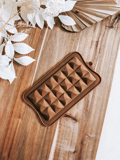 Swerve Blocks - Chocolate Silicone Mould - O'Khach Baking Supplies