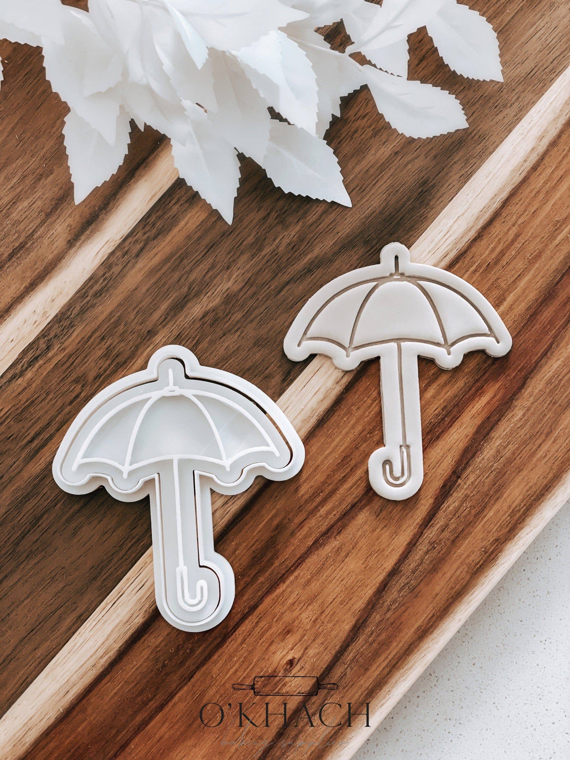 Umbrella Stamp and Cutter - O'Khach Baking Supplies