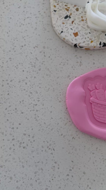 Carrot Basket - Cookie Stamp and Cutter
