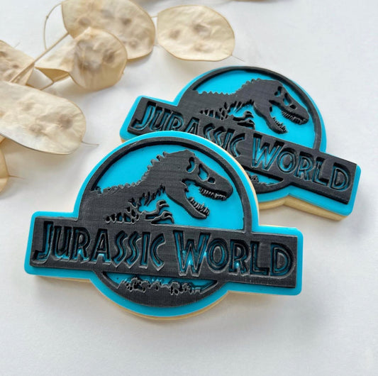 Jurassic World Logo - Cookie Stamp and Cutter - Premium  from O'Khach Baking Supplies - Just $25.99! Shop now at O'Khach Baking Supplies