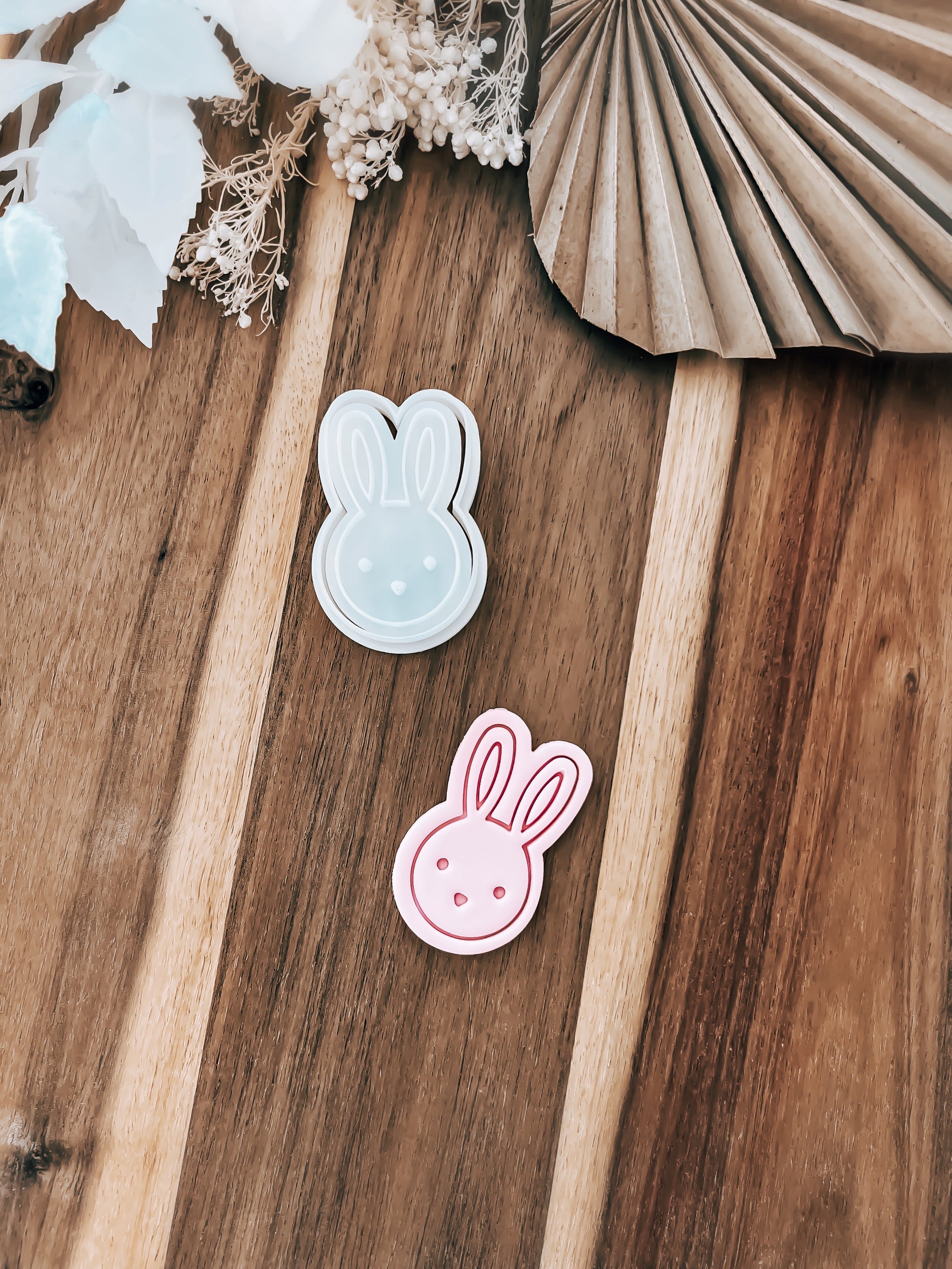 Mini Bunny Cookie Stamp & Cutter - Premium Cutter and Stamp from O'Khach Baking Supplies - Just $13.00! Shop now at O'Khach Baking Supplies