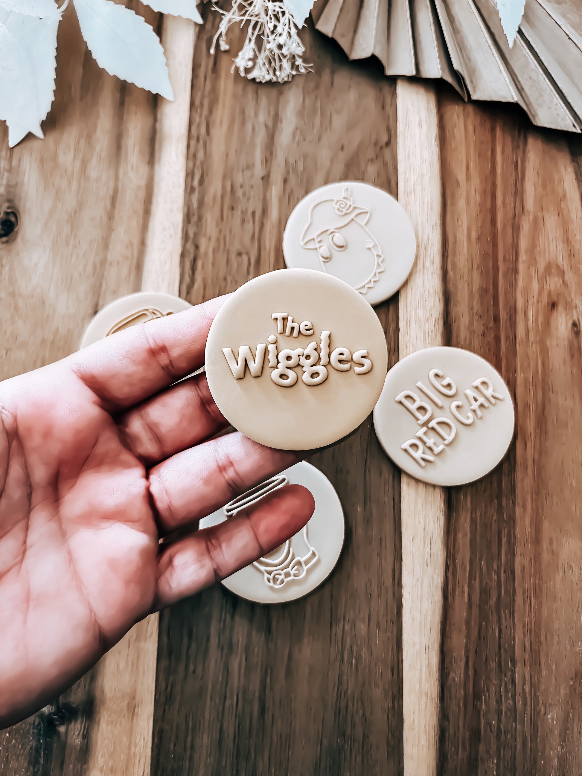 Mini The Wiggles Script 'UP' Cookie Stamp - Premium Stamp from O'Khach Baking Supplies - Just $13.99! Shop now at O'Khach Baking Supplies