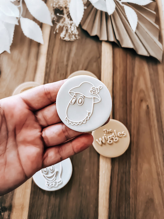 Mini Dorothy the Dinosaur (The Wiggles) 'UP' Cookie Stamp - Premium Stamp from O'Khach Baking Supplies - Just $15.00! Shop now at O'Khach Baking Supplies