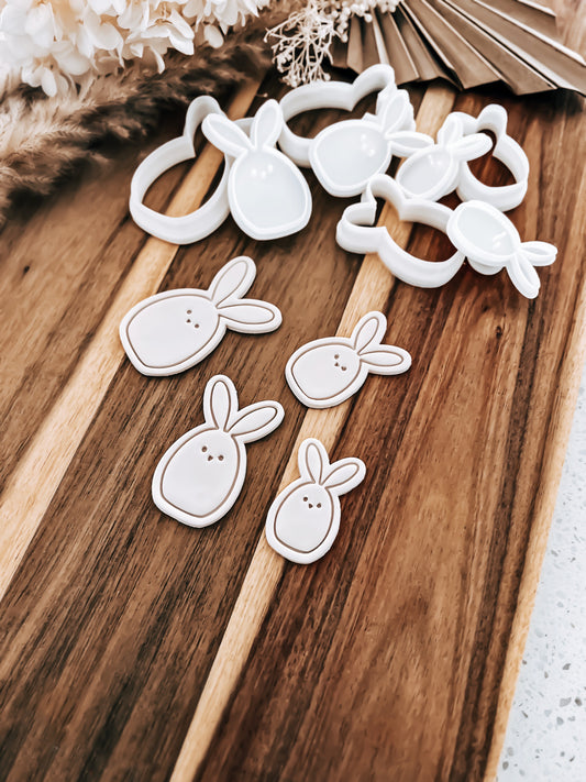 Mini Little Egg Bunnies Cookie Stamp & Cutter - Premium Cutter and Stamp from O'Khach Baking Supplies - Just $21.99! Shop now at O'Khach Baking Supplies