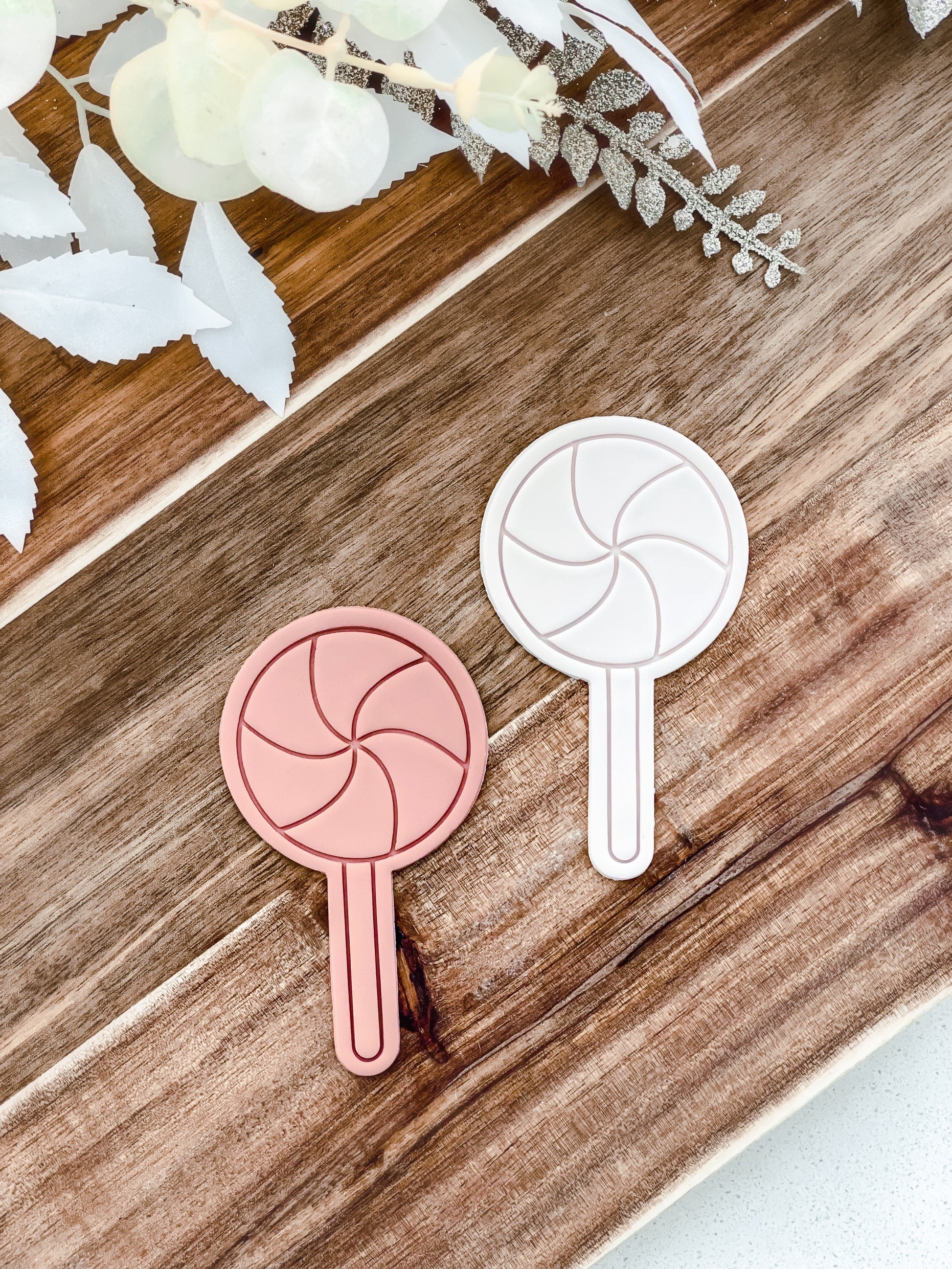 Lollypop Cookie Stamp and Cutter - Premium Cutter and Stamp from O'Khach Baking Supplies - Just $16.99! Shop now at O'Khach Baking Supplies