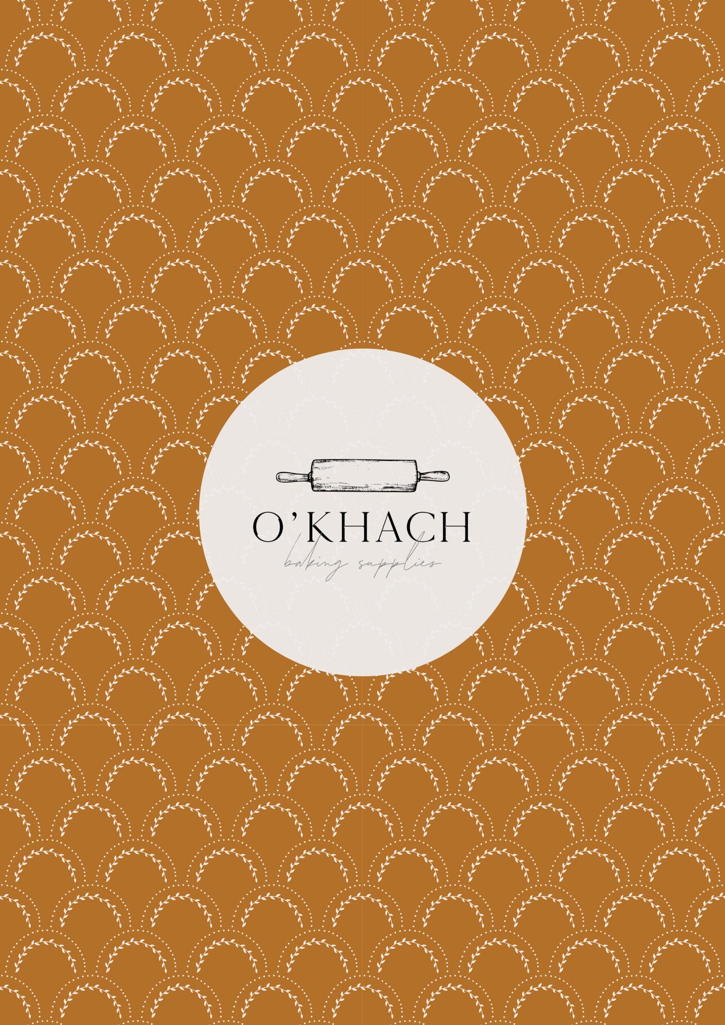 Bohemian Life Pattern No.13 - Edible Image - Premium Edible Image from O'Khach Baking Supplies - Just $16.99! Shop now at O'Khach Baking Supplies