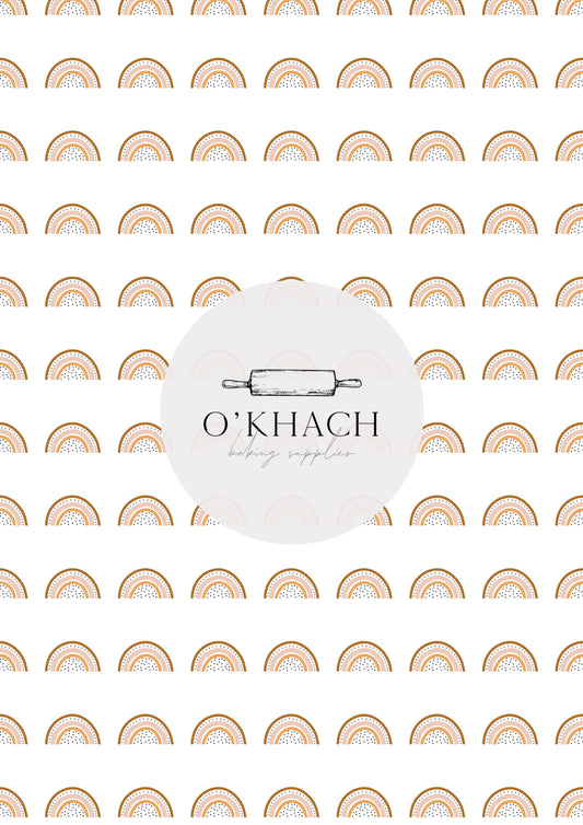 Bohemian Life Pattern No.7 - Edible Image - Premium Edible Image from O'Khach Baking Supplies - Just $16.99! Shop now at O'Khach Baking Supplies