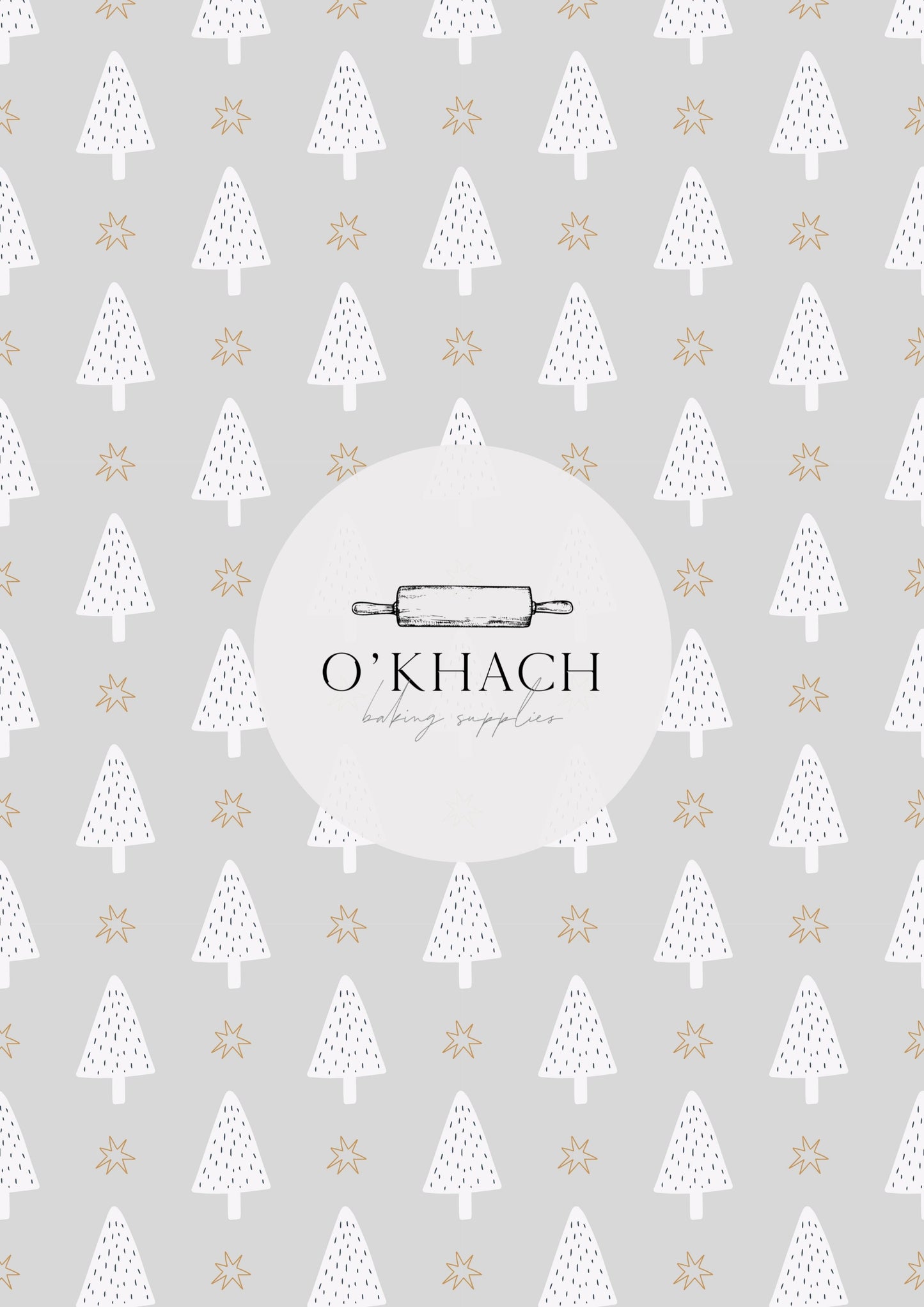 Christmas Details Pattern No.36 - Edible Image - Premium Edible Image from O'Khach Baking Supplies - Just $16.99! Shop now at O'Khach Baking Supplies