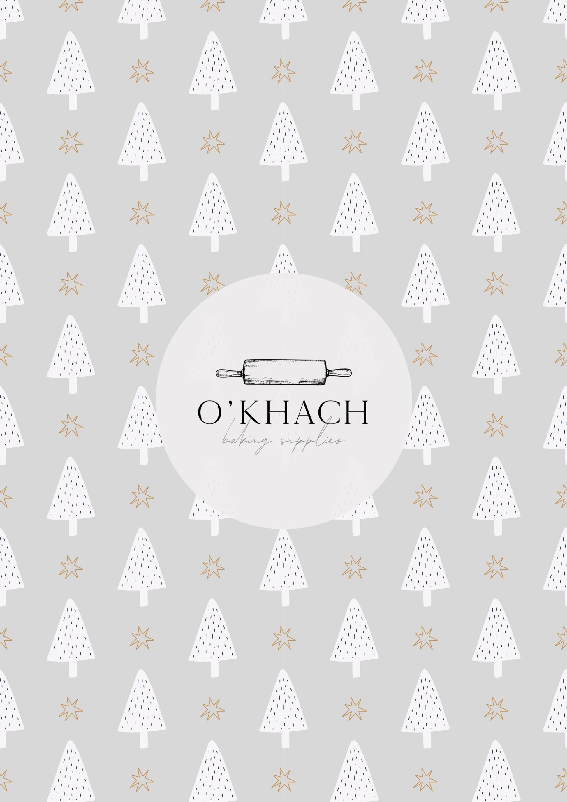 Christmas Details Pattern No.36 - Edible Image - Premium Edible Image from O'Khach Baking Supplies - Just $16.99! Shop now at O'Khach Baking Supplies