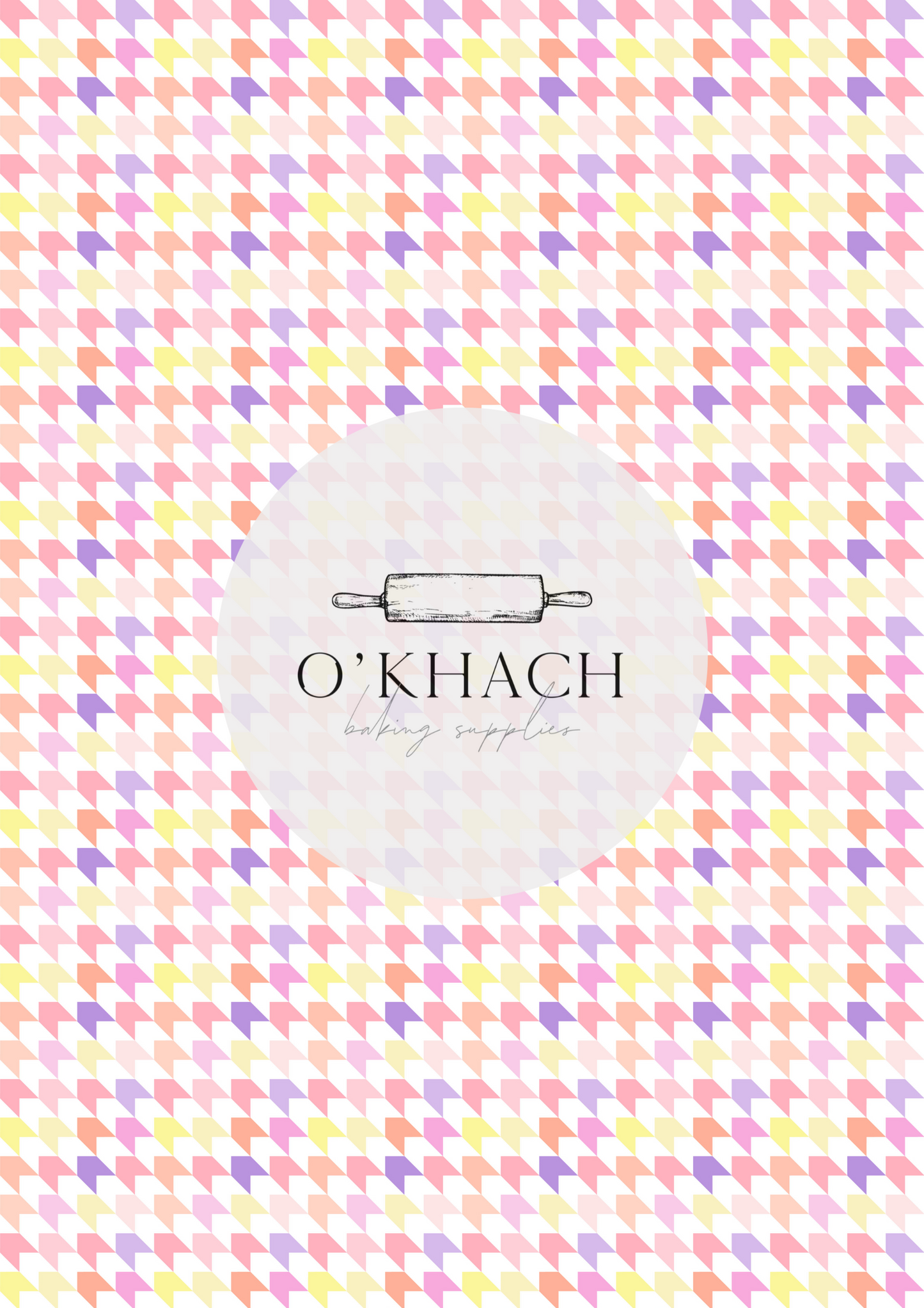 Easter Pattern No.132 - Edible Image - Premium Edible Image from O'Khach Baking Supplies - Just $16.99! Shop now at O'Khach Baking Supplies