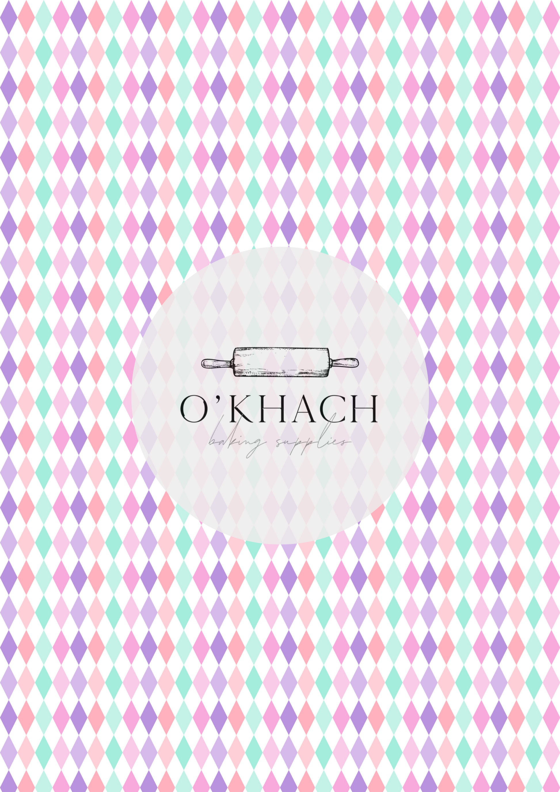 Easter Pattern No.133 - Edible Image - Premium Edible Image from O'Khach Baking Supplies - Just $16.99! Shop now at O'Khach Baking Supplies