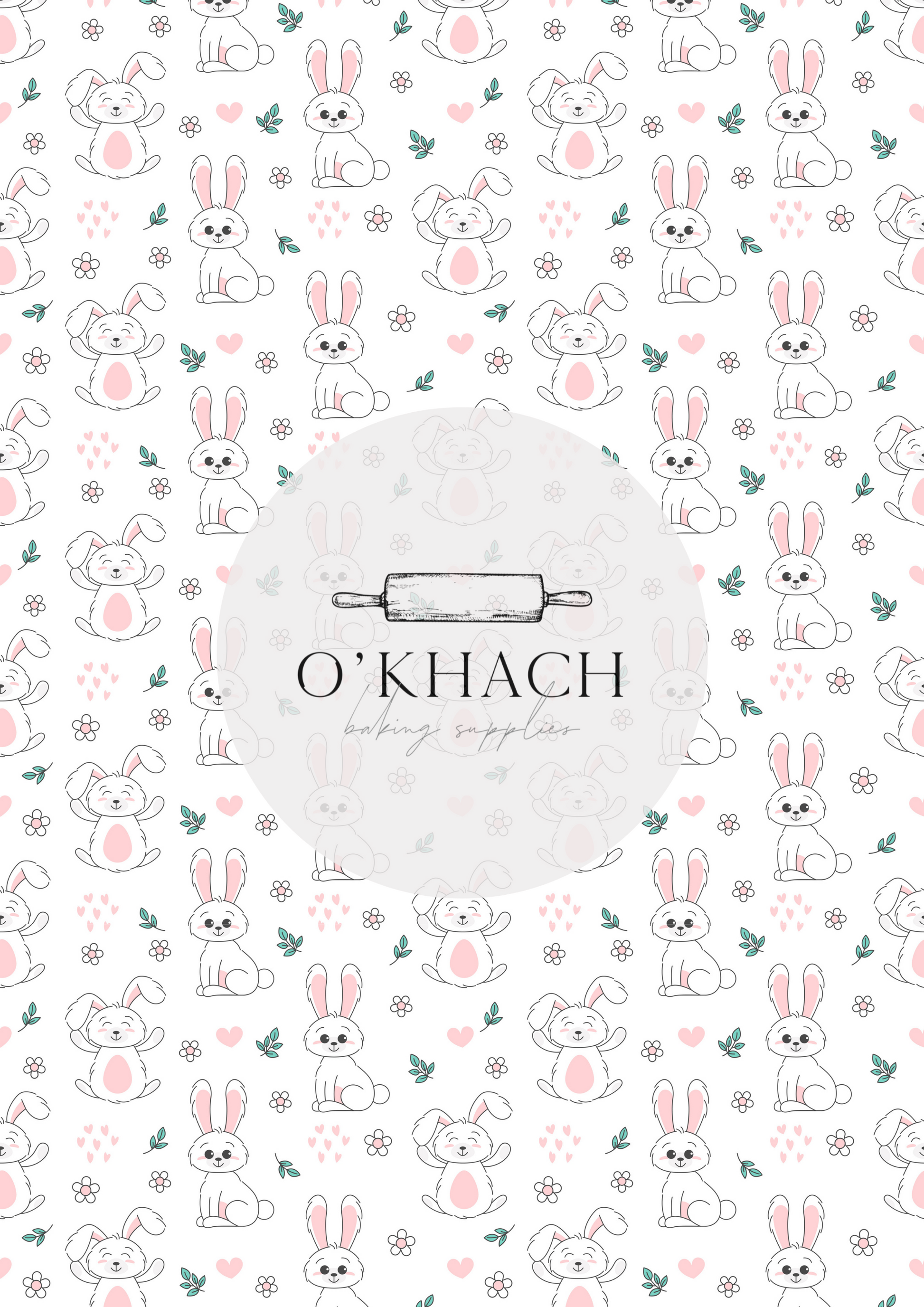 Easter Pattern No.33 - Edible Image - Premium Edible Image from O'Khach Baking Supplies - Just $16.99! Shop now at O'Khach Baking Supplies