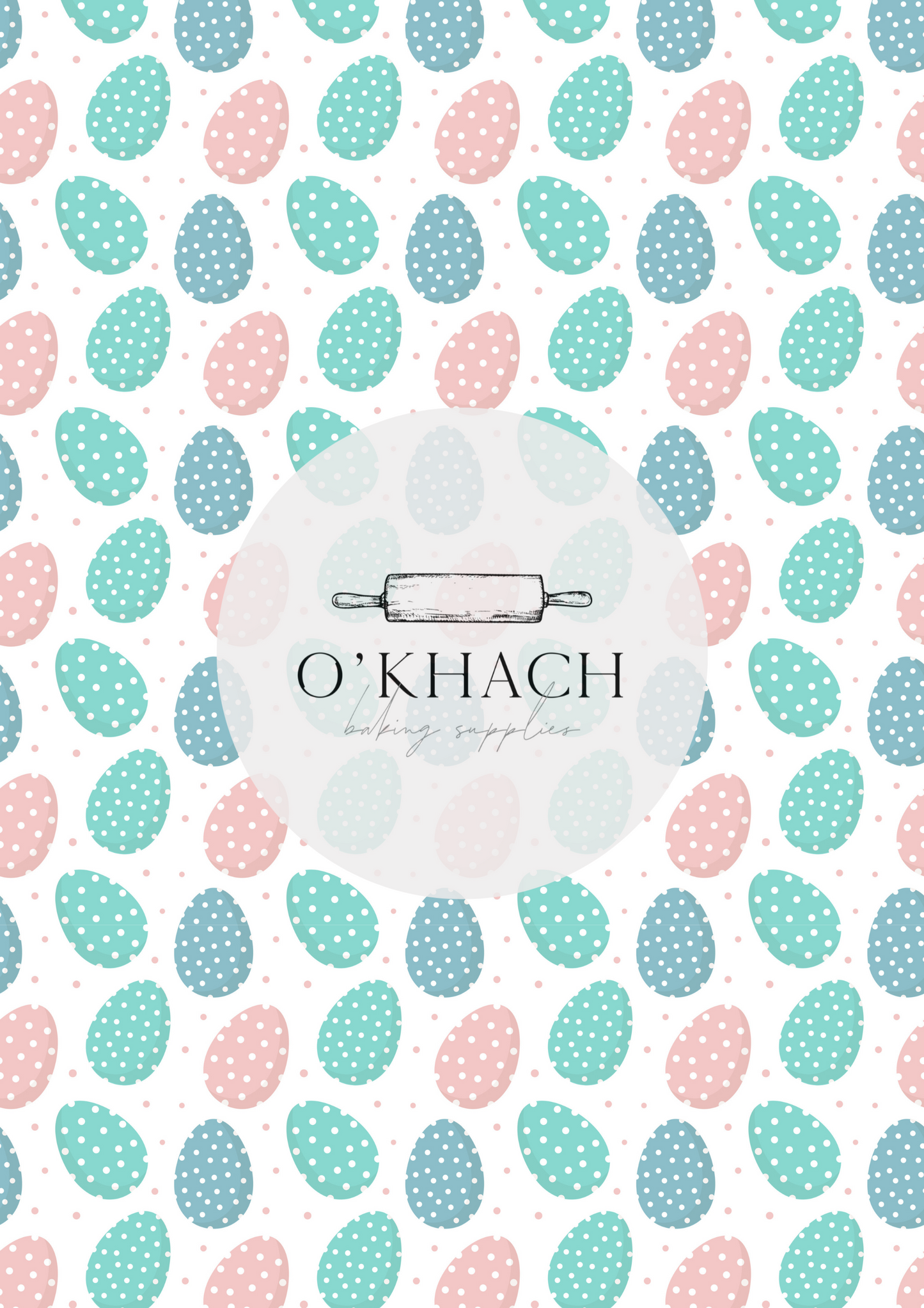 Easter Pattern No.44 - Edible Image - Premium Edible Image from O'Khach Baking Supplies - Just $16.99! Shop now at O'Khach Baking Supplies