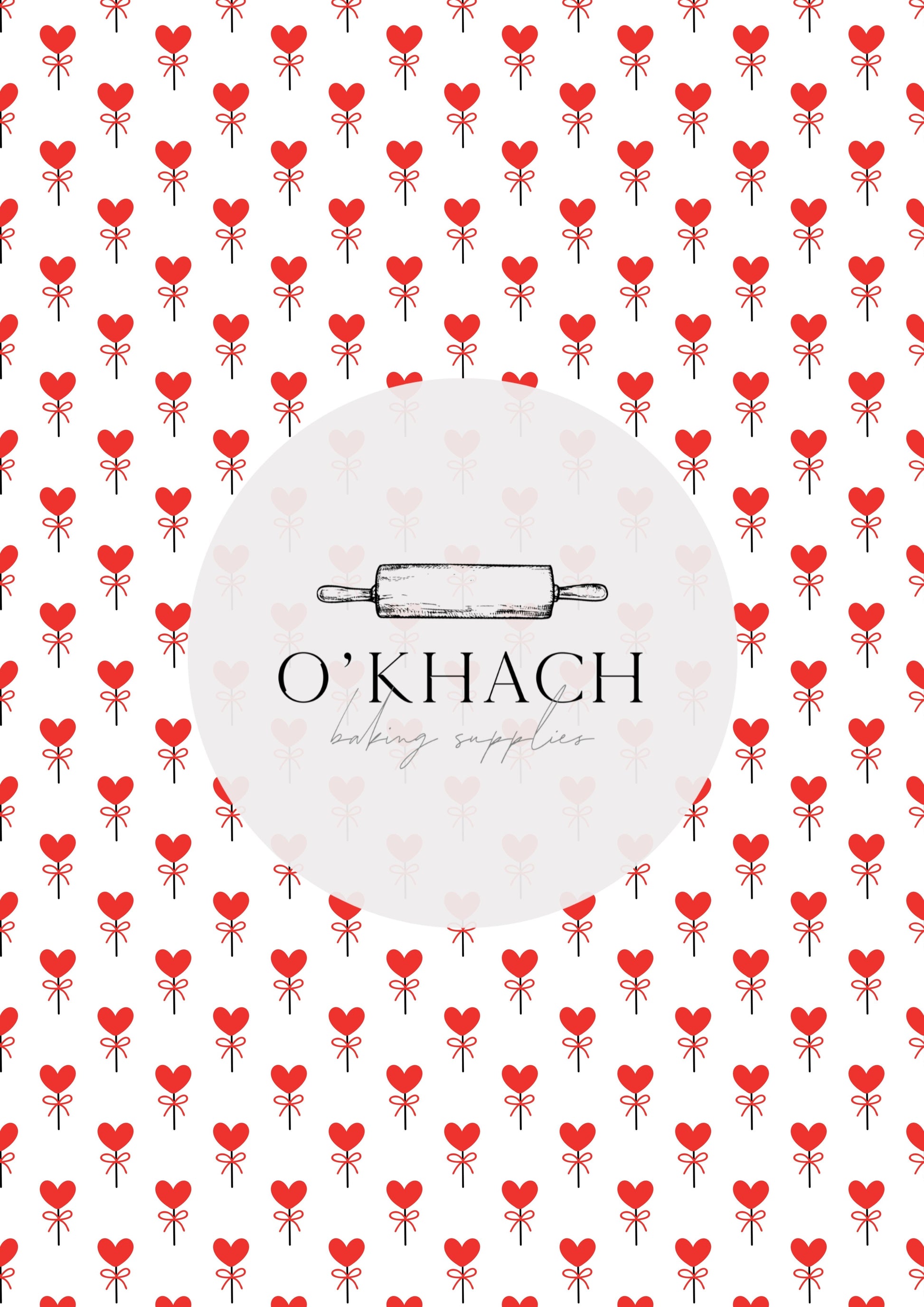 Love Details Pattern No.107 - Edible Image - Premium Edible Image from O'Khach Baking Supplies - Just $16.99! Shop now at O'Khach Baking Supplies