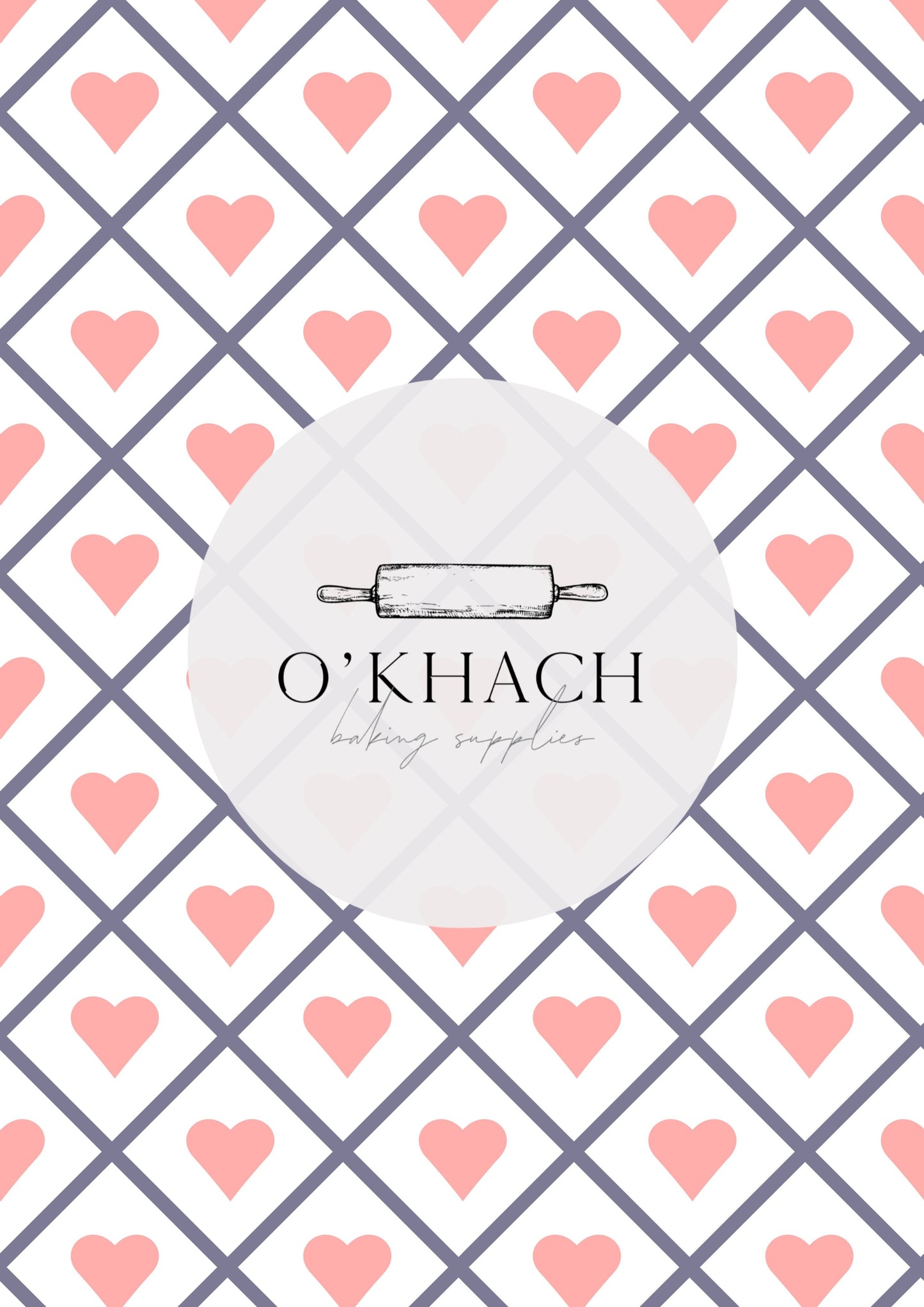 Love Details Pattern No.116 - Edible Image - Premium Edible Image from O'Khach Baking Supplies - Just $16.99! Shop now at O'Khach Baking Supplies