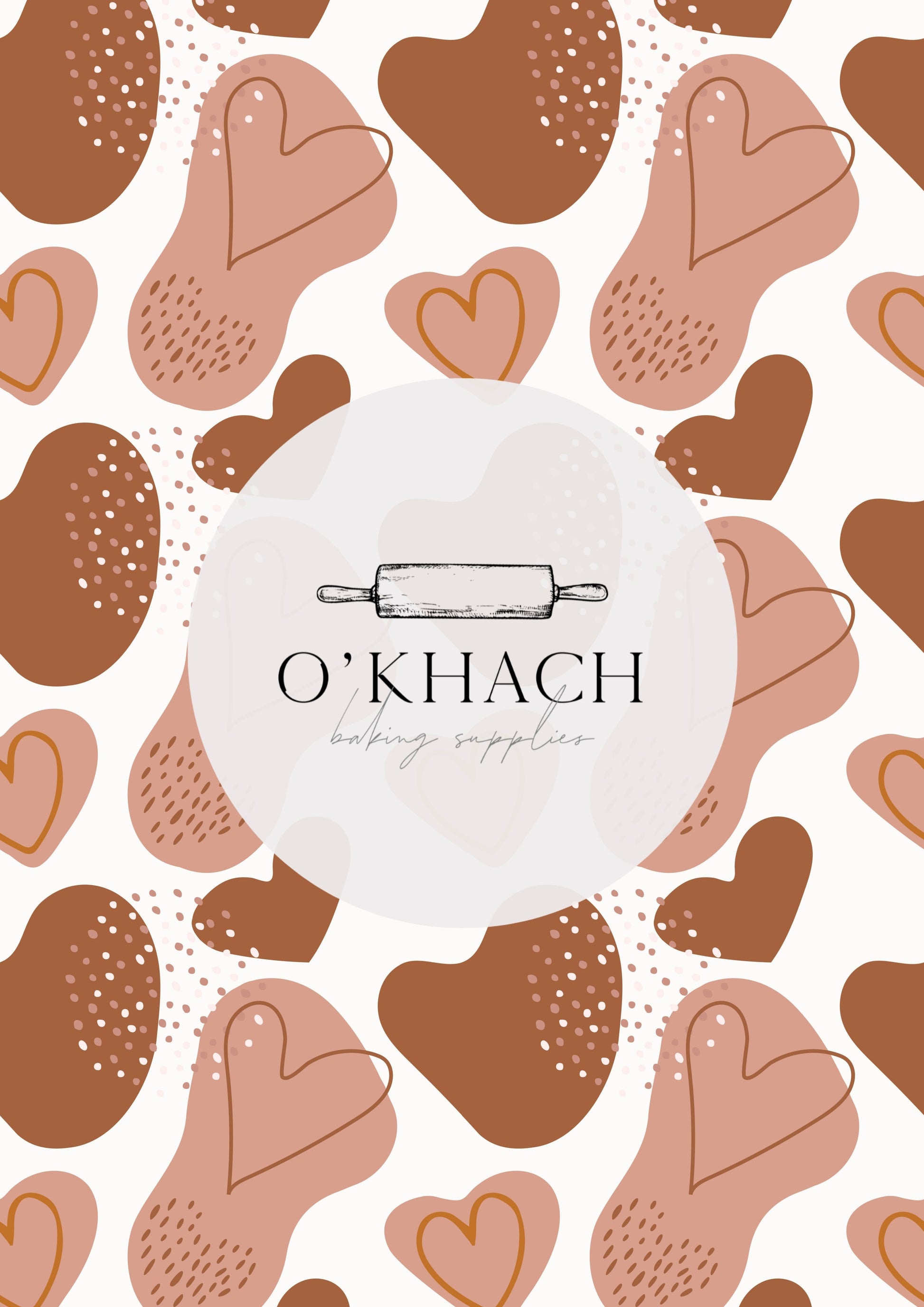 Love Details Pattern No.117 - Edible Image - Premium Edible Image from O'Khach Baking Supplies - Just $16.99! Shop now at O'Khach Baking Supplies