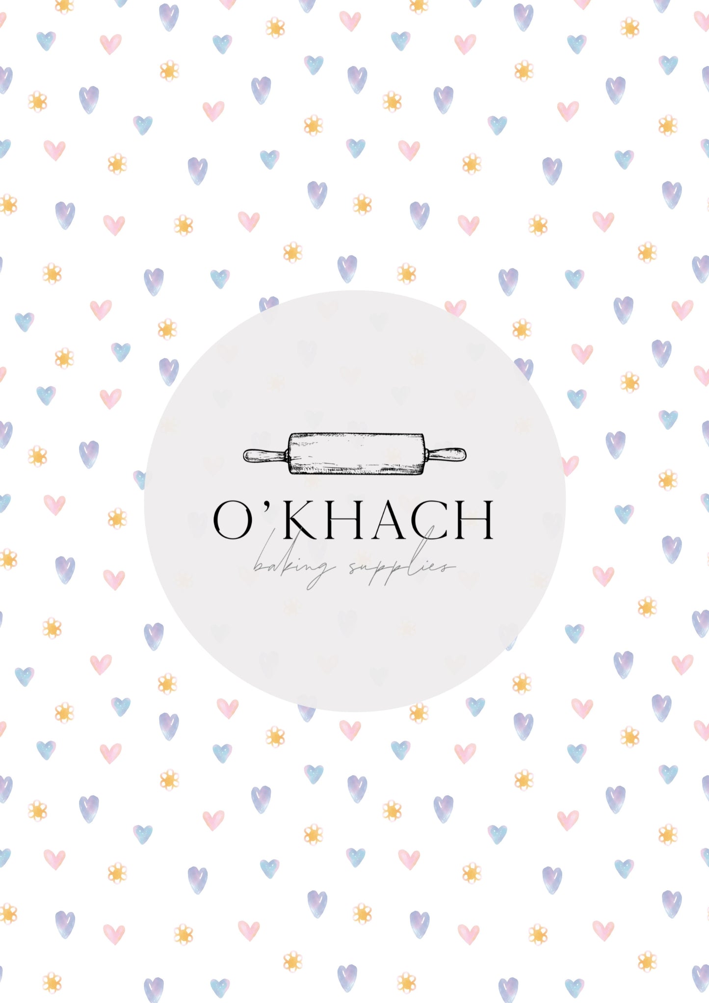 Love Details Pattern No.138 - Edible Image - Premium Edible Image from O'Khach Baking Supplies - Just $16.99! Shop now at O'Khach Baking Supplies