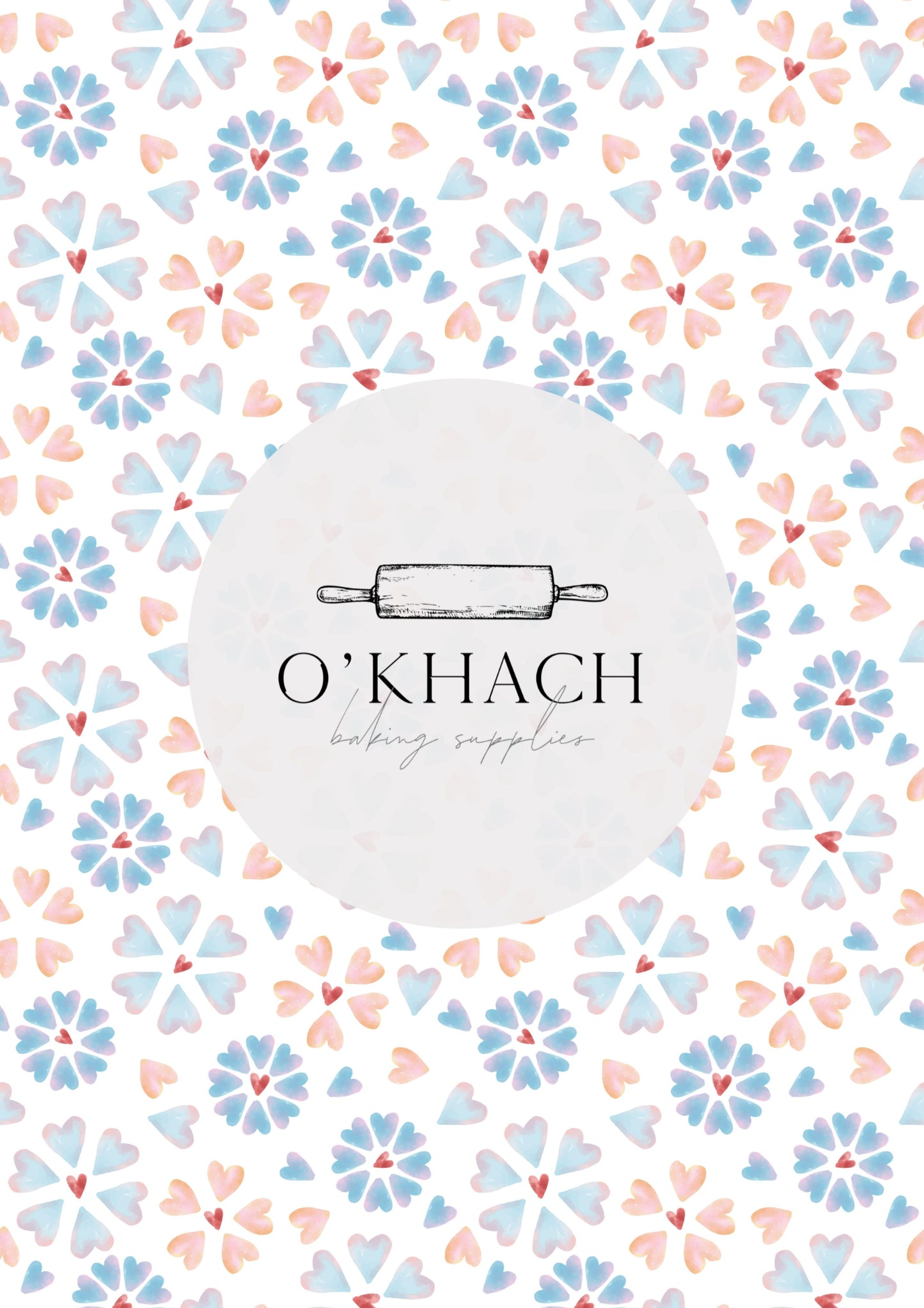 Love Details Pattern No.140 - Edible Image - Premium Edible Image from O'Khach Baking Supplies - Just $16.99! Shop now at O'Khach Baking Supplies