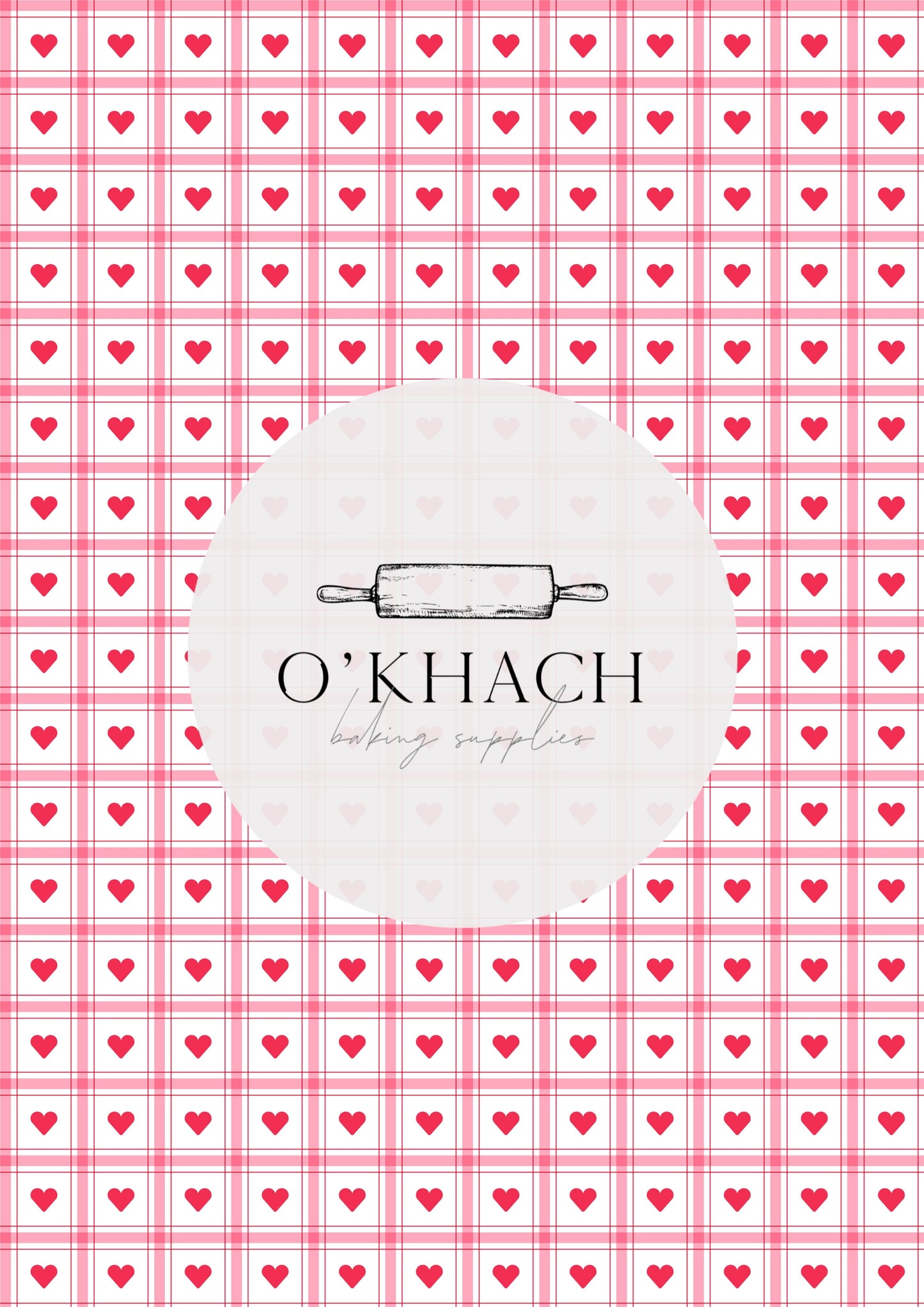 Love Details Pattern No.26 - Edible Image - Premium Edible Image from O'Khach Baking Supplies - Just $16.99! Shop now at O'Khach Baking Supplies