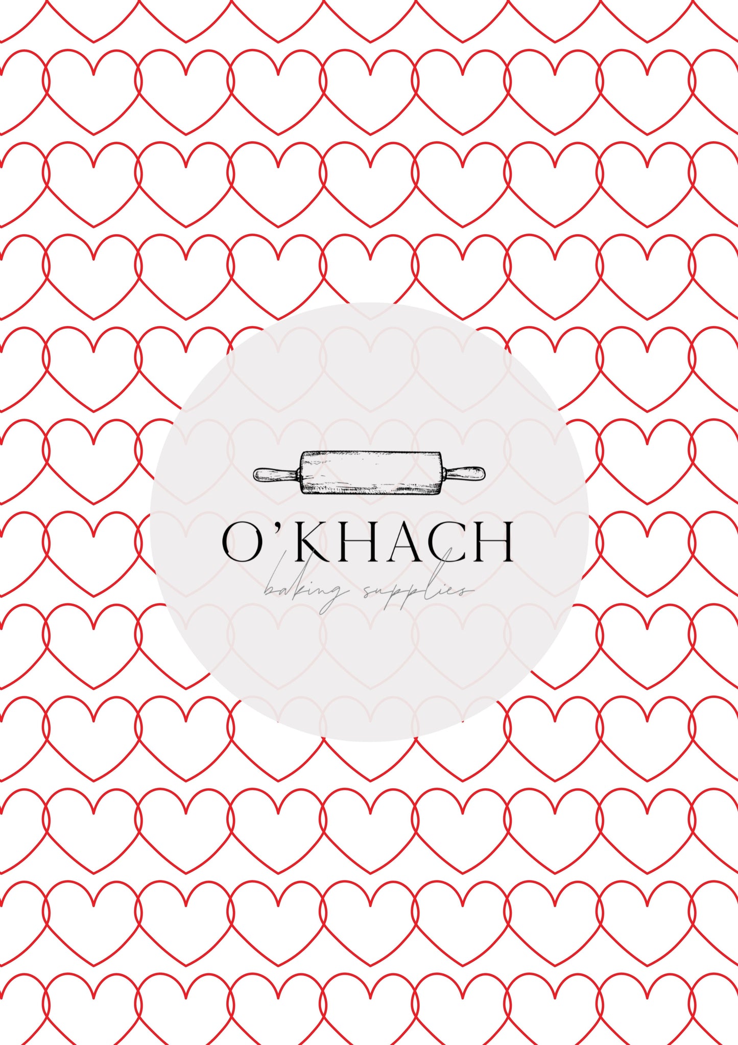 Love Details Pattern No.27 - Edible Image - Premium Edible Image from O'Khach Baking Supplies - Just $16.99! Shop now at O'Khach Baking Supplies