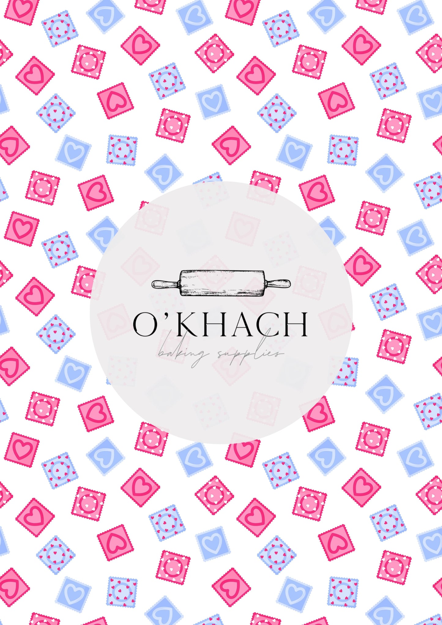 Love Details Pattern No.59 - Edible Image - Premium Edible Image from O'Khach Baking Supplies - Just $16.99! Shop now at O'Khach Baking Supplies