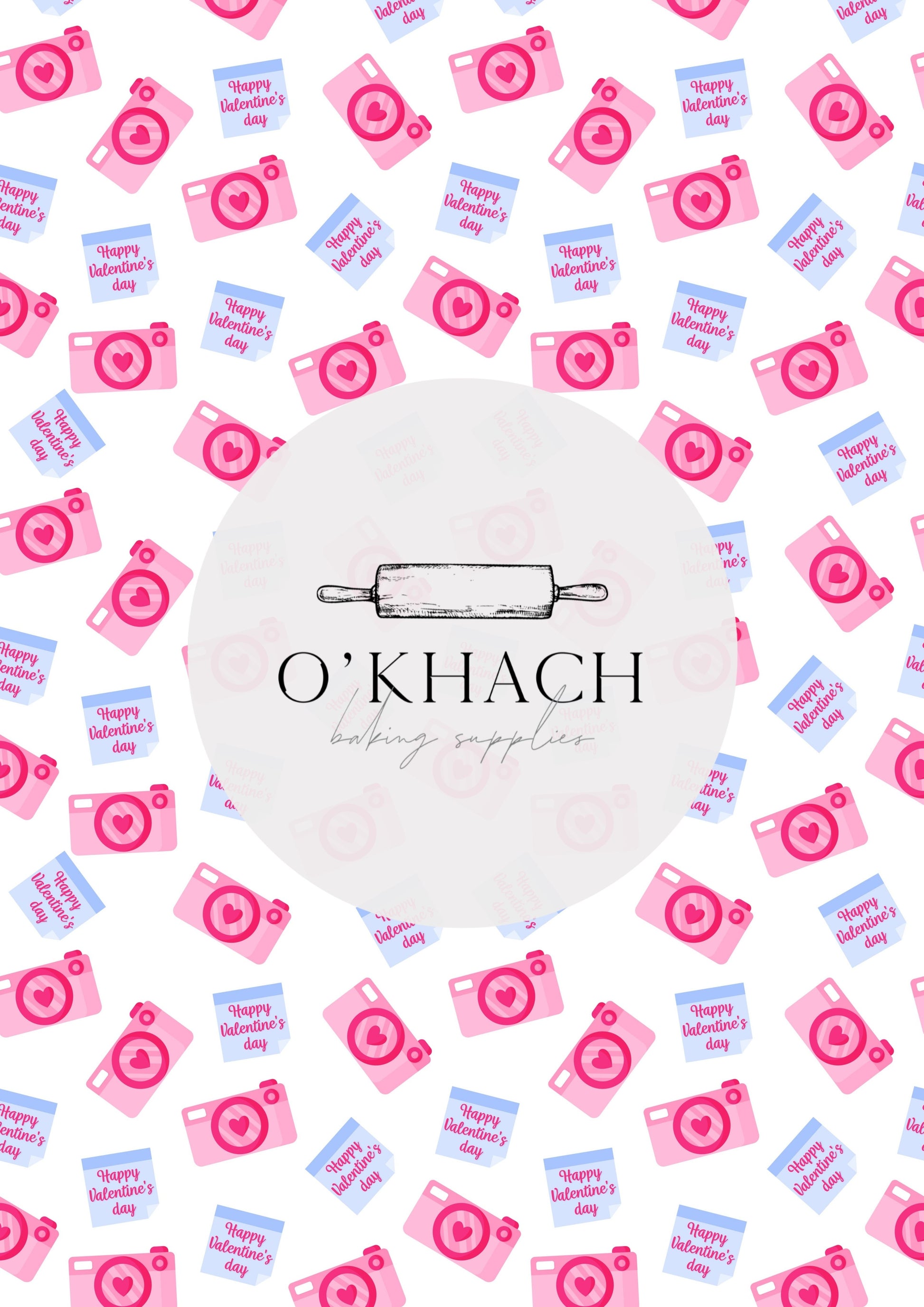 Love Details Pattern No.81 - Edible Image - Premium Edible Image from O'Khach Baking Supplies - Just $16.99! Shop now at O'Khach Baking Supplies