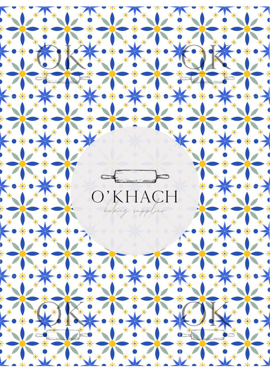 Positano & Lemon Details Pattern No.3 - Edible Image - Premium Edible Image from O'Khach Baking Supplies - Just $16.99! Shop now at O'Khach Baking Supplies