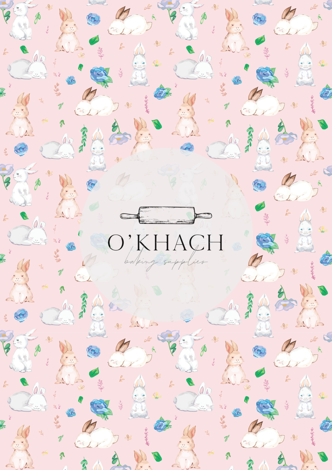 The Easter Hunt Pattern No.12 - Edible Image - Premium Edible Image from O'Khach Baking Supplies - Just $16.99! Shop now at O'Khach Baking Supplies