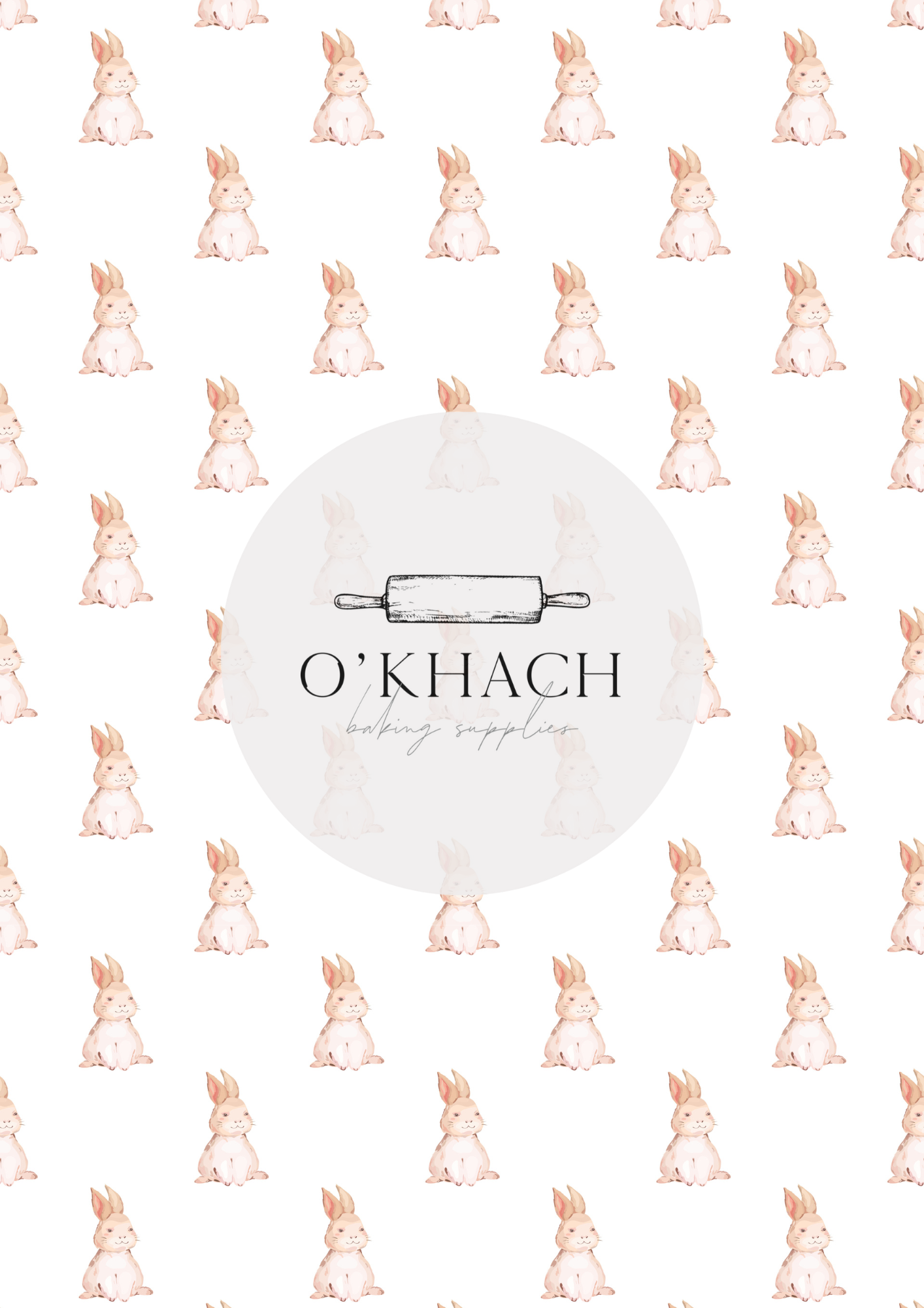 The Easter Hunt Pattern No.2 | Edible Image | DIGITAL DOWNLOAD - Premium Edible Image from O'Khach Baking Supplies - Just $6.99! Shop now at O'Khach Baking Supplies